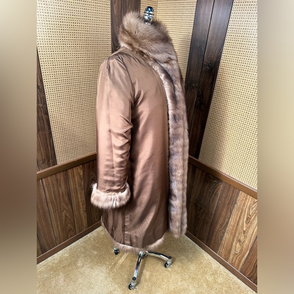 BEAUTIFUL VINTAGE MOHL NEW YORK 38" STROLLER LENGTH SABLE FUR COAT JACKET MEDIUM - Picture 8 of 13